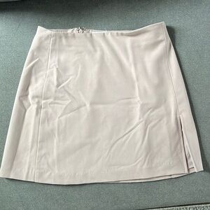 Aritzia Sunday Best pink mini skirt with side slit